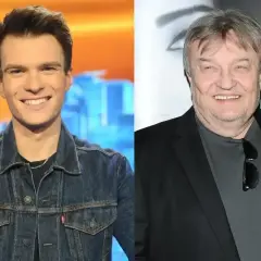 Dwa portrety mężczyzn: młody uśmiechnięty w dżinsowej kurtce i starszy w marynarce.